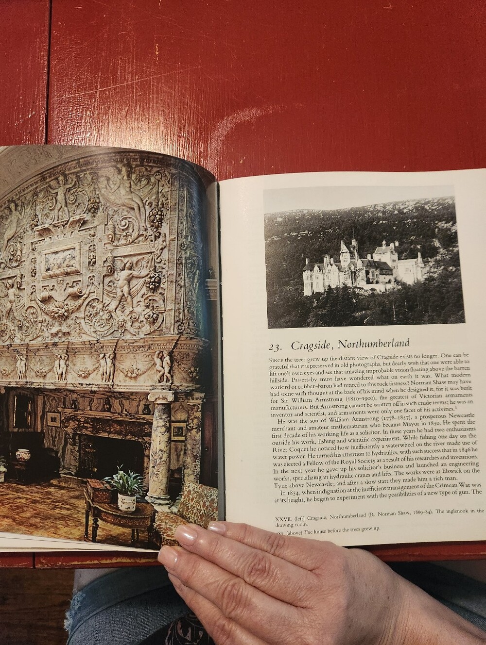 Mark Girouard "The Victorian Country House" Illustrated Book - Red and Cream - Picture 11 of 12